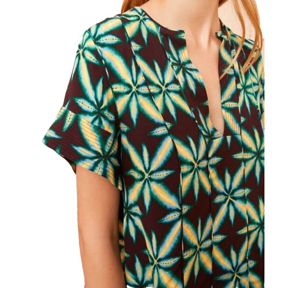 Ulla Johnson Womens Rosie Top Size 2 Olivinite Short Sleeve New with tags blouse - Picture 6 of 11